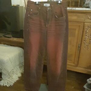 BDG Brown and Red Jeans